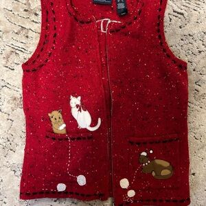 Woman’s Christmas vest